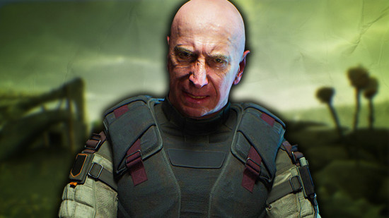 A nighttime scene showing an anomaly with significant lighting effects