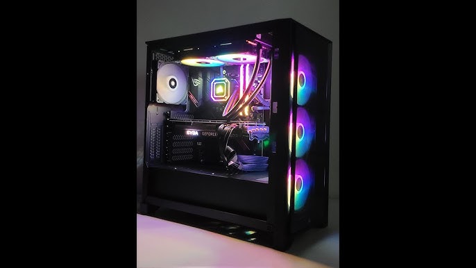 Images of the Thrustmaster TCA Sidestick Airbus Edition and the Honeycomb Aeronautical Alpha Yoke connected to the built PC, showing them being used in Microsoft Flight Simulator. Focus on the immersive gameplay experience.