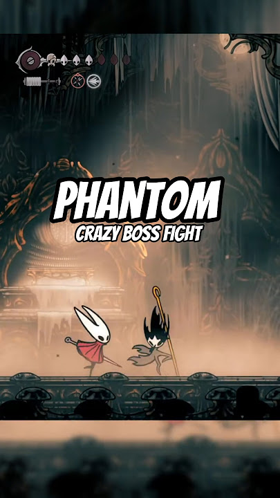 Screenshot of Hornet in Hollow Knight: Silksong, in what looks like a town. The structures are made of stone brick and are draped with plants.