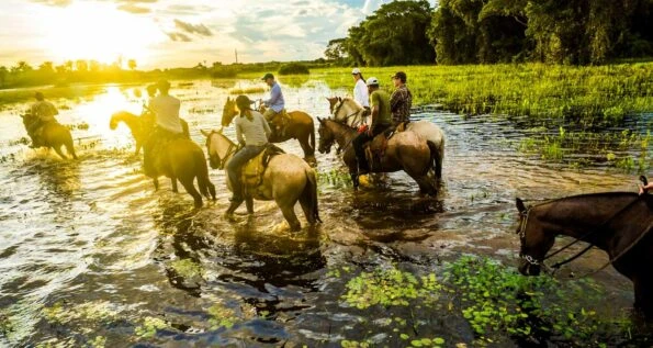 Horseback riding in the Pantanal