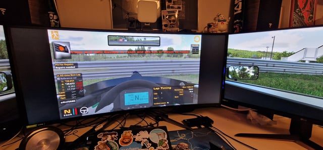 A detailed shot of the Corsair iCUE H150i Elite LCD cooler mounted on the CPU, with the LCD screen displaying CPU temperatures. The shot should be well-lit and show the cooler's integration with the motherboard.