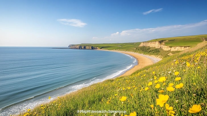 Serene Beach View