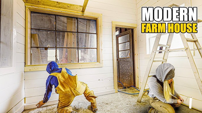A finished wall after insulation and patching, highlighting the final touches of the project.