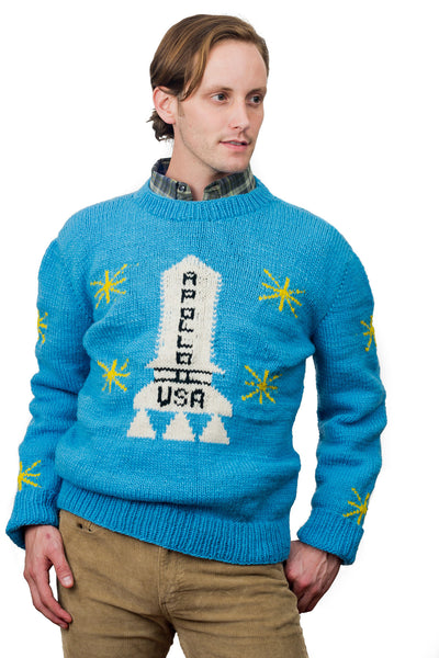 A surreal composite image of the door to Room 237 with a faint overlay of the Apollo 11 landing site and a distorted image of Danny Torrance wearing his Apollo 11 sweater.