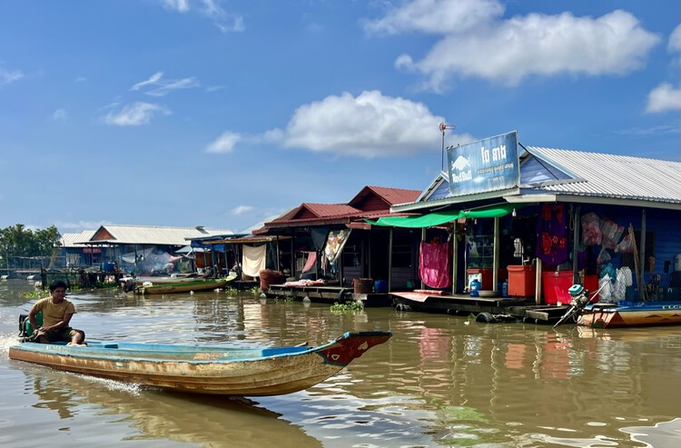 Khmer Woman Selling Souvenirs near Angkor Wat