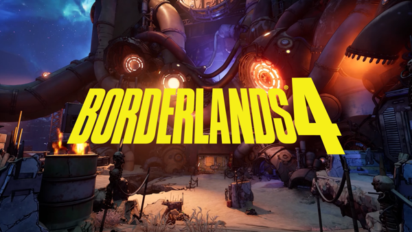 Borderlands 4 legendary weapon drop.