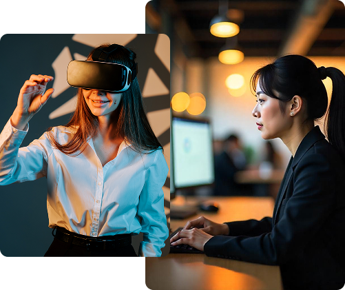 A stylized image of the Prompt Marketer logo, representing innovation and empowerment