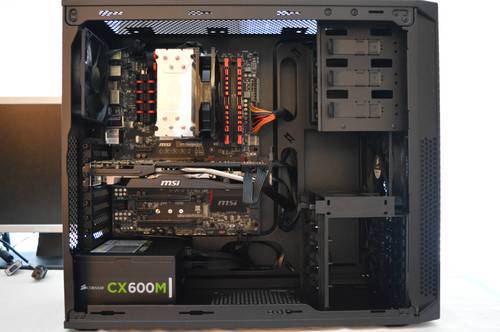 A high-performance air cooler with dual fans and a large heatsink, designed for efficient CPU cooling.