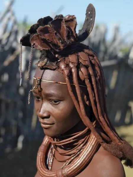 Himba Woman with Ochre