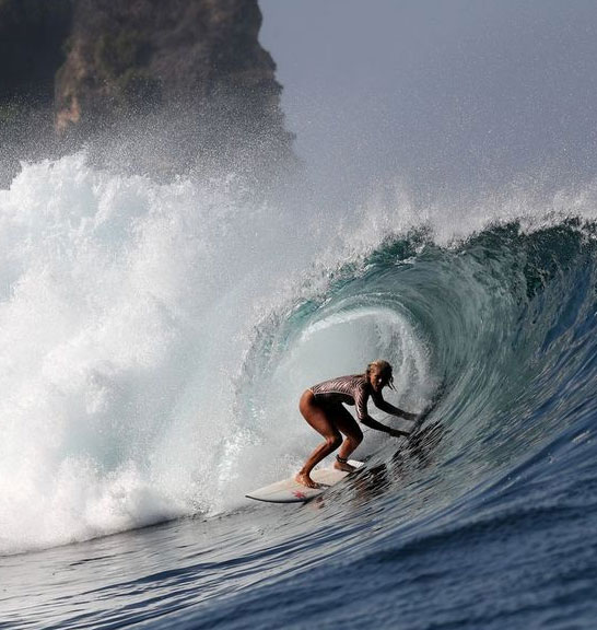 Sustainable surfing at Occy's Left, Nihi Sumba