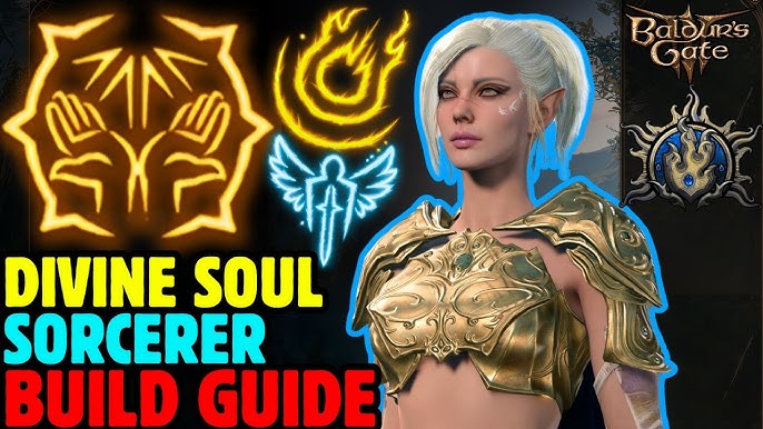 A close-up of the Sorcerer character wearing the 