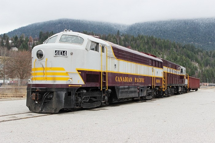 Interior of Royal Canadian Pacific Train Car