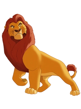 A screencap from The Lion King showing the dust cloud that is said to contain the 