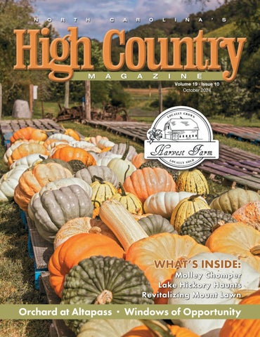A magazine cover featuring a fall harvest theme