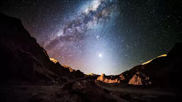 Image of the night sky taken with a star tracker, showcasing vibrant nebulae and minimal star trails, demonstrating the benefits of using advanced equipment for astrophotography in the Atacama.