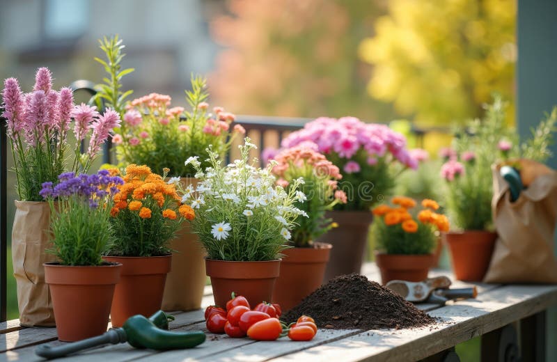 Autumn container arrangements