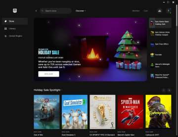 Screenshots of forum posts and social media comments are arranged around a stylized PC gaming rig, with circuit board patterns connecting them. The posts express a range of opinions about the Apple vs. Epic legal battle, from fear and frustration to cautious optimism. The rig symbolizes the PC gaming community's interest in the outcome.