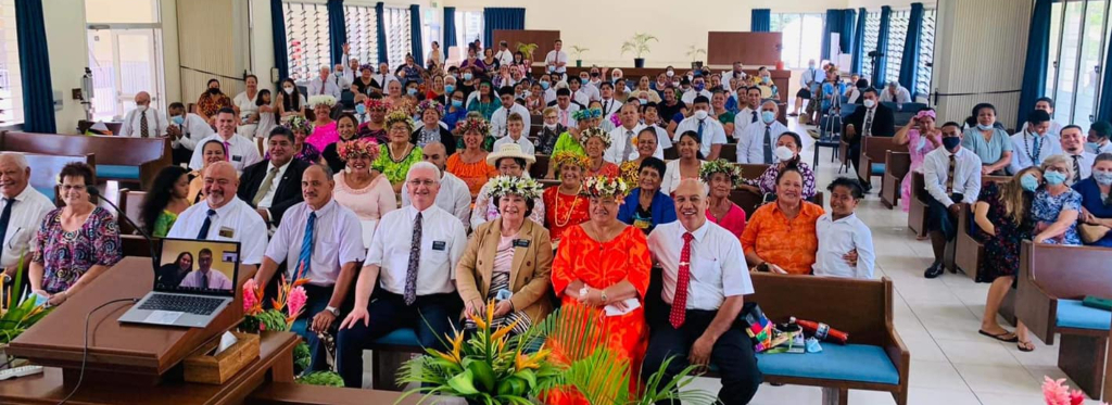 A beautiful Cook Islander woman in traditional dress