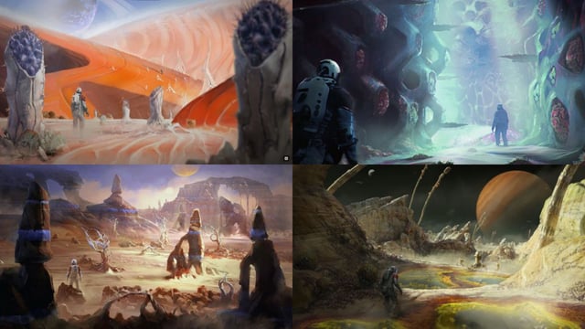 A vast cityscape on a technologically advanced planet in Starfield, illustrating complex urban design and potential CPU intensive areas.