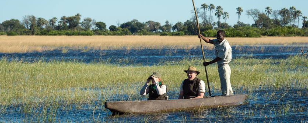 Sunrise over the Okavango Delta