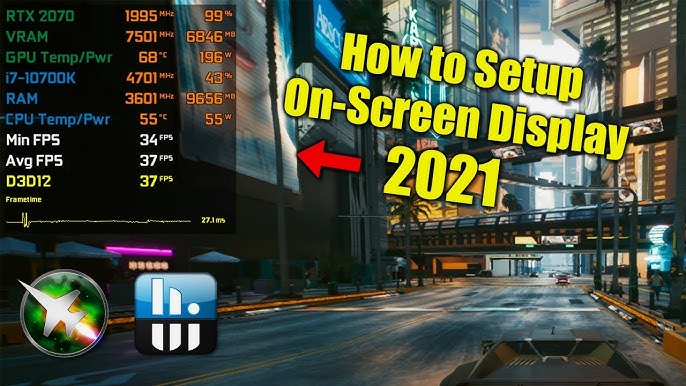 Screenshot of HWiNFO64 during a Cyberpunk 2077 benchmark, clearly displaying CPU temperature, CPU package power, CPU clock speed, and FPS. Highlight the key data points with subtle annotations.