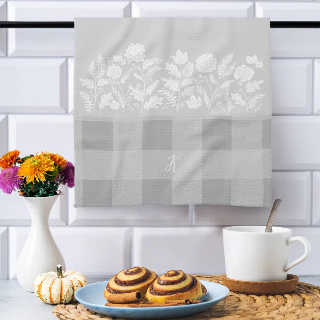 Fall themed kitchen towel