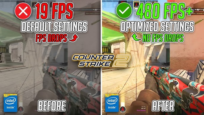 a close-up view of a developer's hand hovering over a mouse and keyboard, with a computer monitor displaying a complex level design interface in the background. The interface shows a fragmented Counter-Strike 2 map with various textures and lighting effects. The developer's expression is focused and intense.