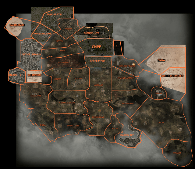 Screenshot showcasing the dynamic weather system and its impact on the Zone's atmosphere