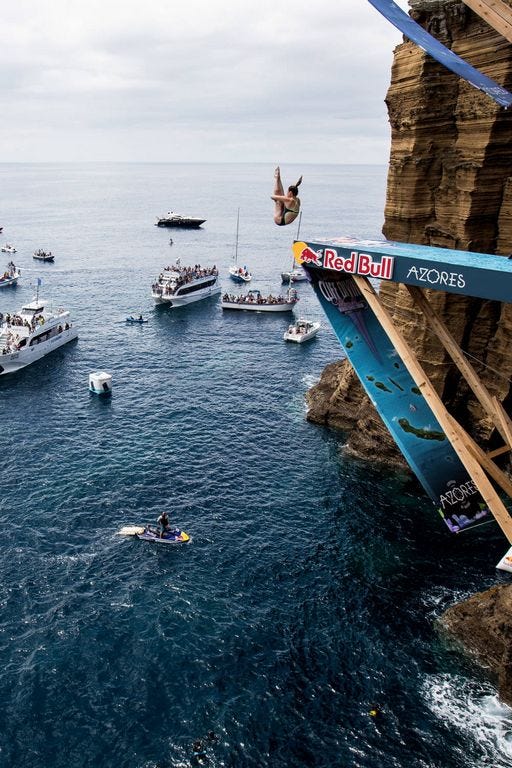 Panoramic view of Sete Cidades lakes from a high vantage point