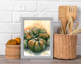 A beautifully arranged fall centerpiece with pumpkins, gourds, fall foliage, and candles, creating a warm and inviting atmosphere.