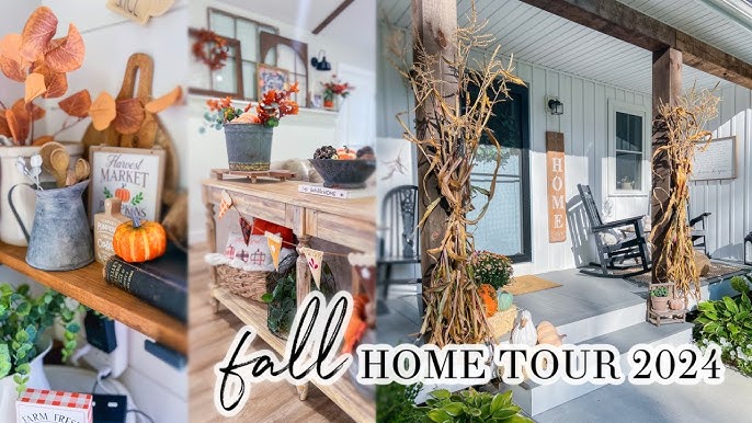 Thrifted fall entryway ideas