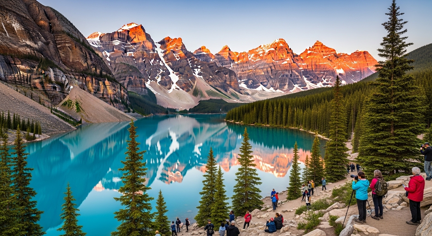 ## Banff National Park: A Golden Hour Love Affair...