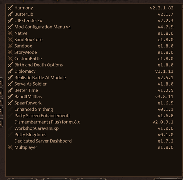 Mount & Blade II: Bannerlord - Diplomacy Mod Interface