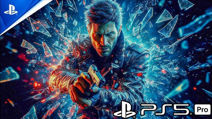 Screenshot of a Fallout: New Vegas character using bullet time from Project Nevada, firing a high-powered energy weapon at a Deathclaw in slow motion, demonstrating the mod's impact on combat dynamics, with vibrant energy weapon visual effects.