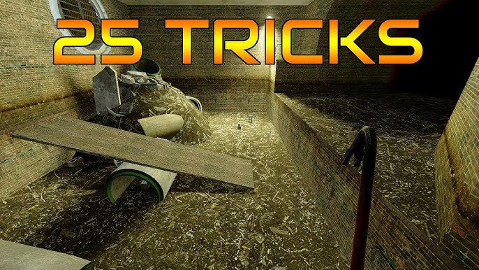 Half-Life 2 speedrun tricks using physics