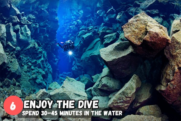 Freediving in Iceland's Silfra fissure: An otherworldly view from underwater.