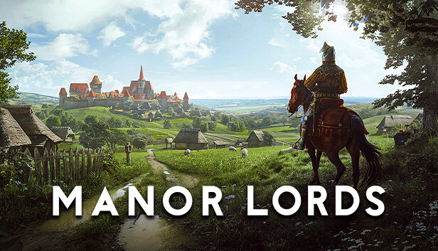 A farmer plowing a field in Manor Lords, highlighting the level of detail and immersion in the game's simulation of medieval life.