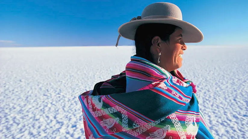 Towering cacti on Incahuasi Island
