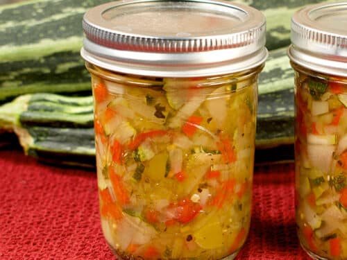 Zucchini Relish Jar