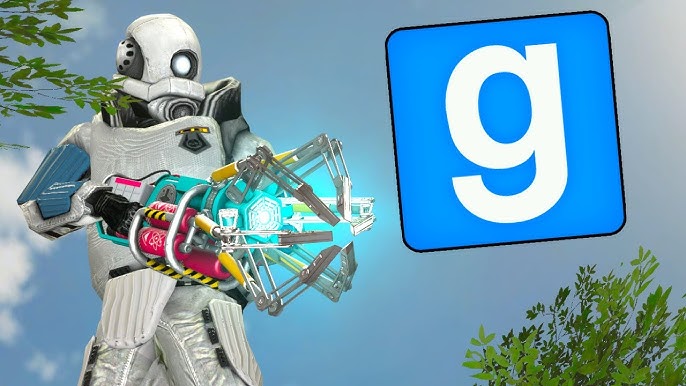 Chaotic DarkRP street scene. Multiple explosions and gunfire. Text chat filled with arguments and accusations. A single admin icon is barely visible amidst the chaos.