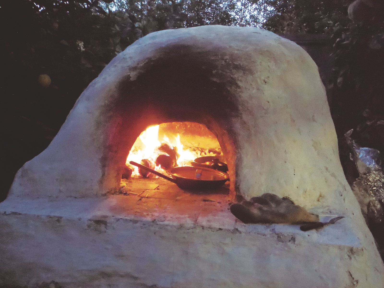 hand drawn cob oven design blueprint