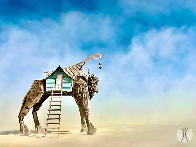 VHS Retro Burning Man Cultural Appropriation