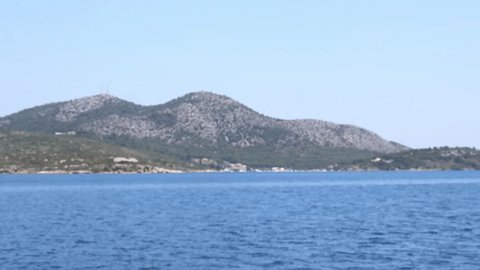 Sailboat sailing on the Aegean Sea