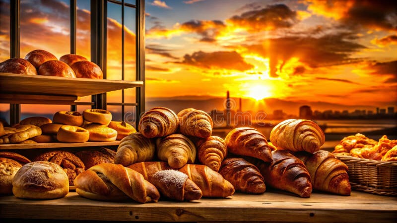 People enjoying coffee and pastries at a bakery