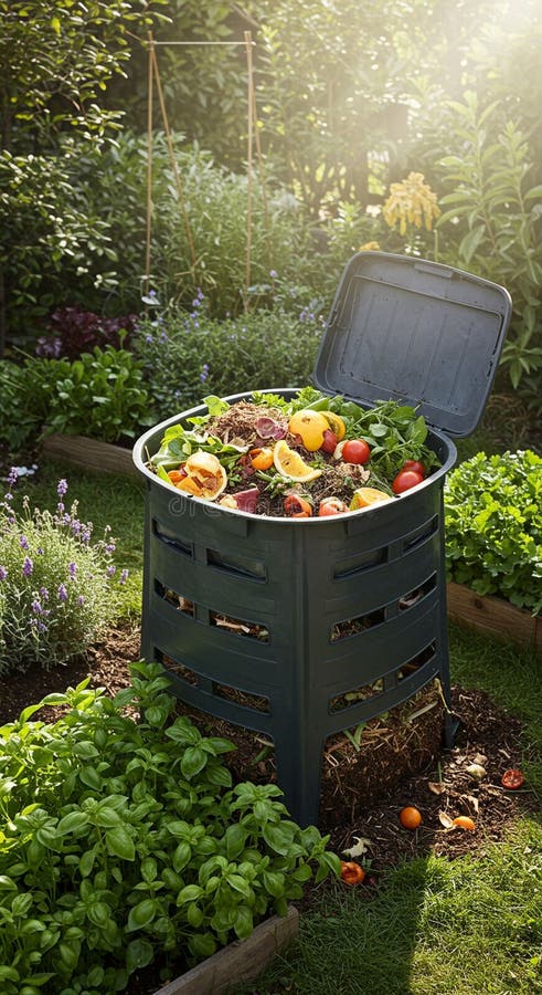 Lush garden healthy vegetable plants