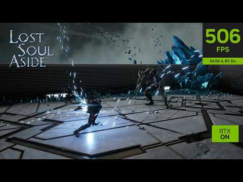 A close-up of Senua's face, showcasing the highly detailed textures and realistic rendering of her skin and clothing. This level of detail contributes to the large file size and high PC requirements.