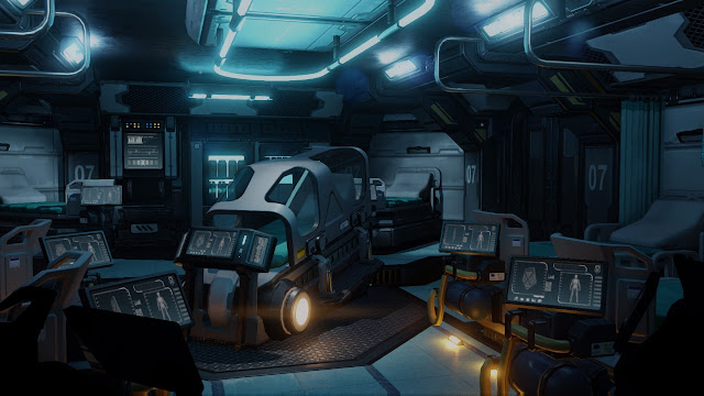 The Avenger base interior, highlighting expanded facilities like the AWC and the infirmary