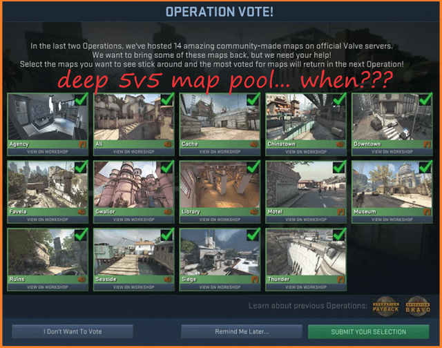 A call to action for community members to create and share their own versions of Dust II, emphasizing the potential for innovation and improved balance.