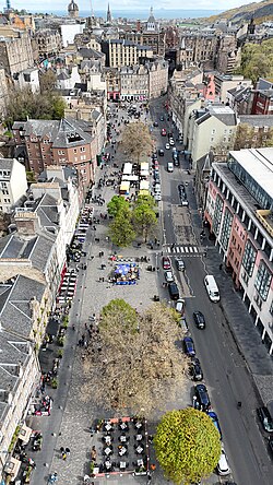 Grassmarket Ariel View