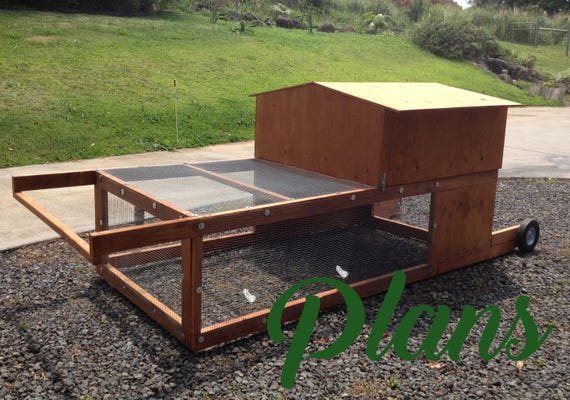 Chicken Tractor with Chickens